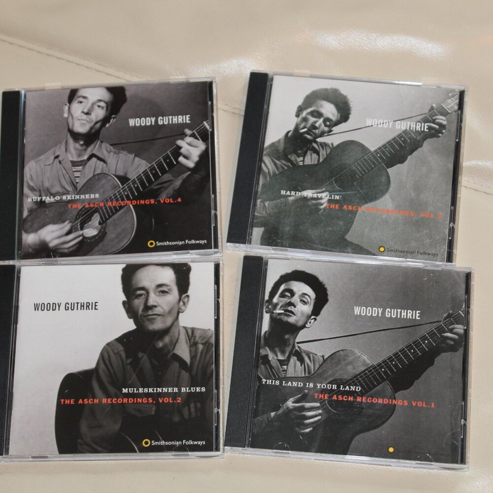 CDs Woody Guthrie The 1999 Asch Recordings Vol 1-4 Smithsonian Folkway Recording